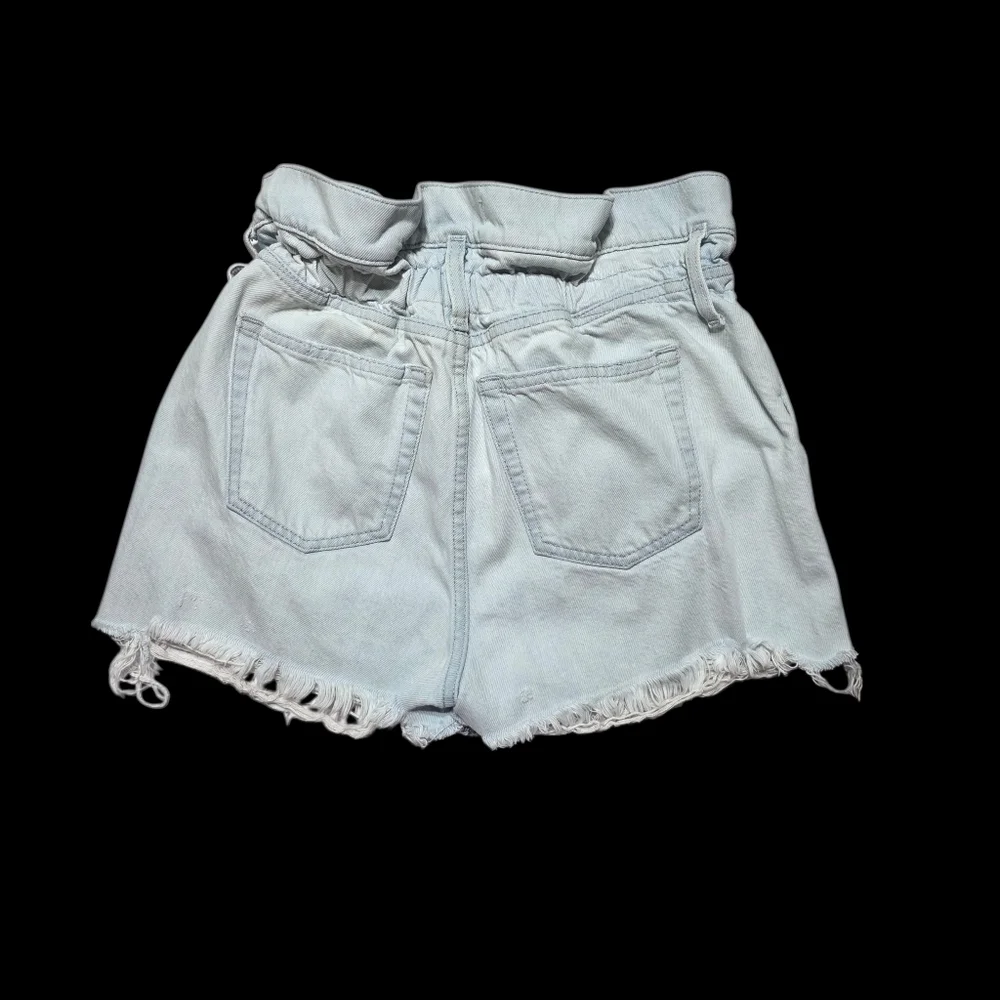 IRO Jeans Distressed Shorts Sz 26